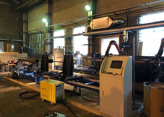 Q235 Alloy Steel 6000mm 2500Kgs Pipe Cladding Machine