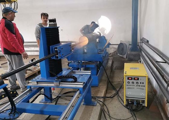 6mm 28.5Kw 6000mm Pipe Hardfacing Welding Machine